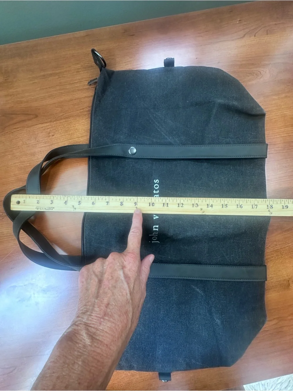 John Varvatos Weekender Canvas Tote Bag